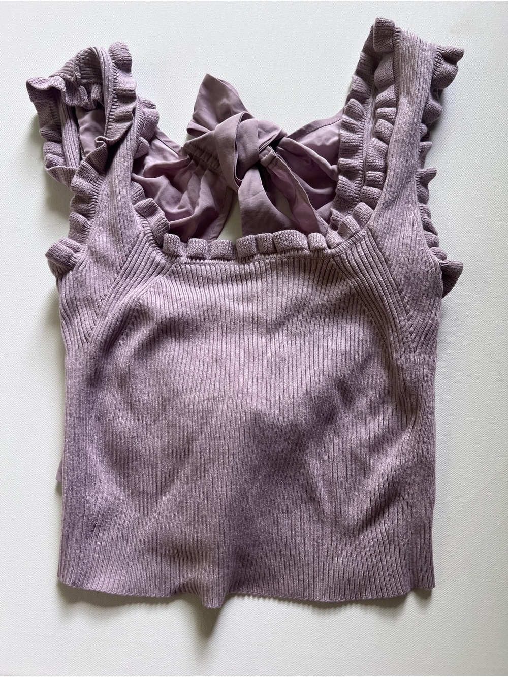 Anthropologie Bow-Back Sweater Tank sleeveless Small